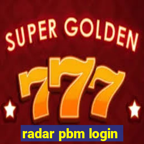 radar pbm login